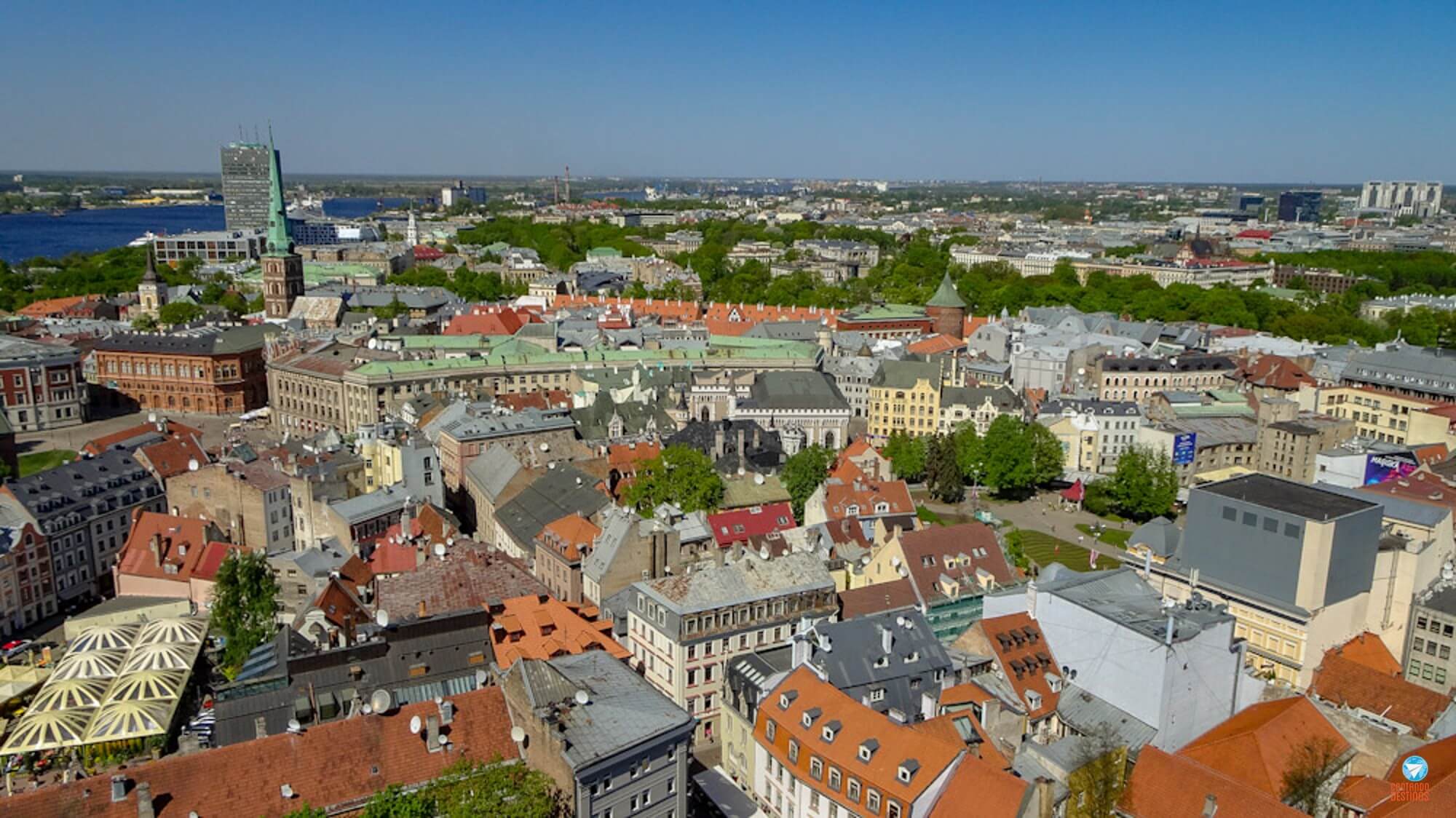 Pontos turísticos em Riga