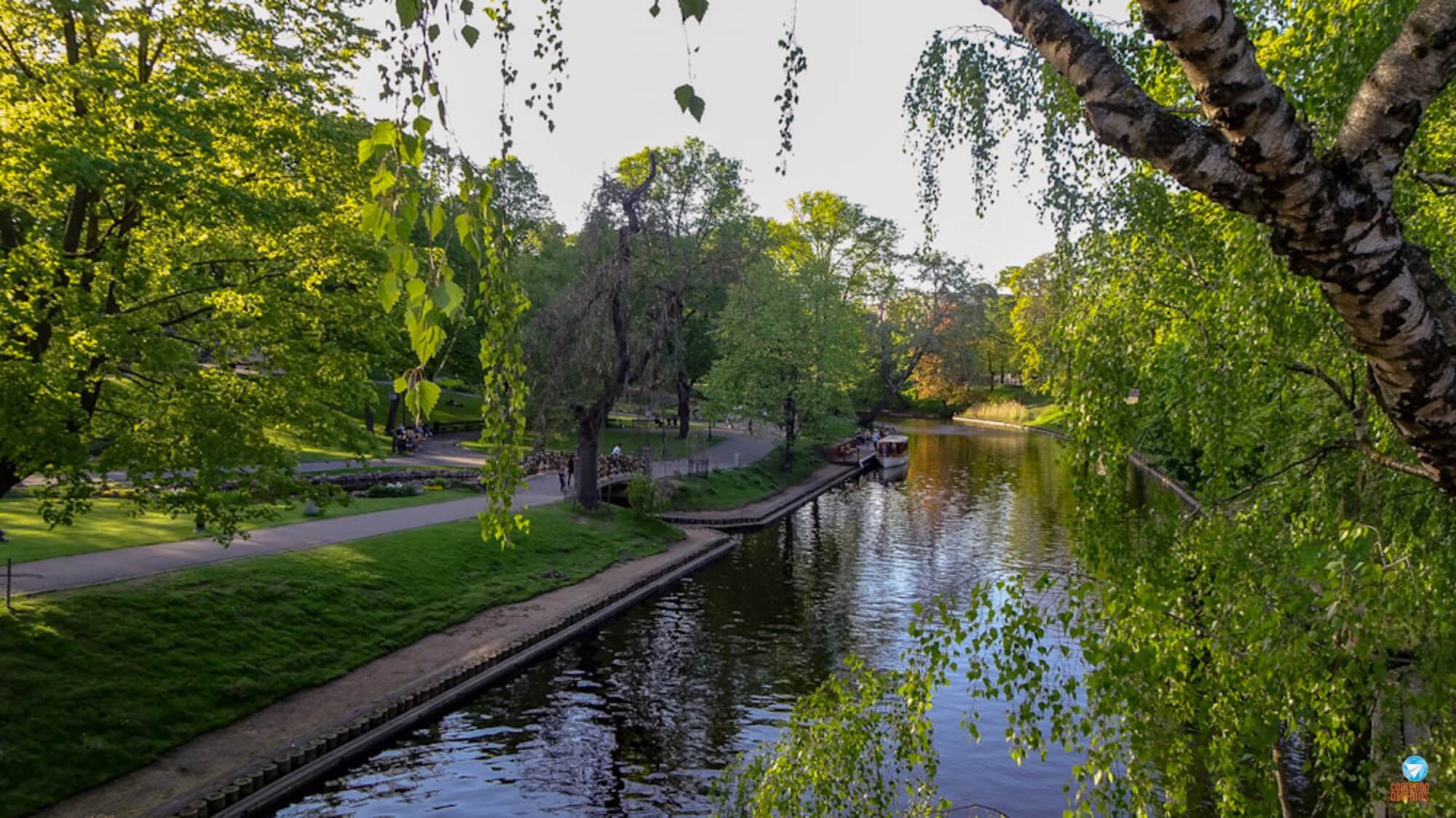 Parque Kronvalda em Riga