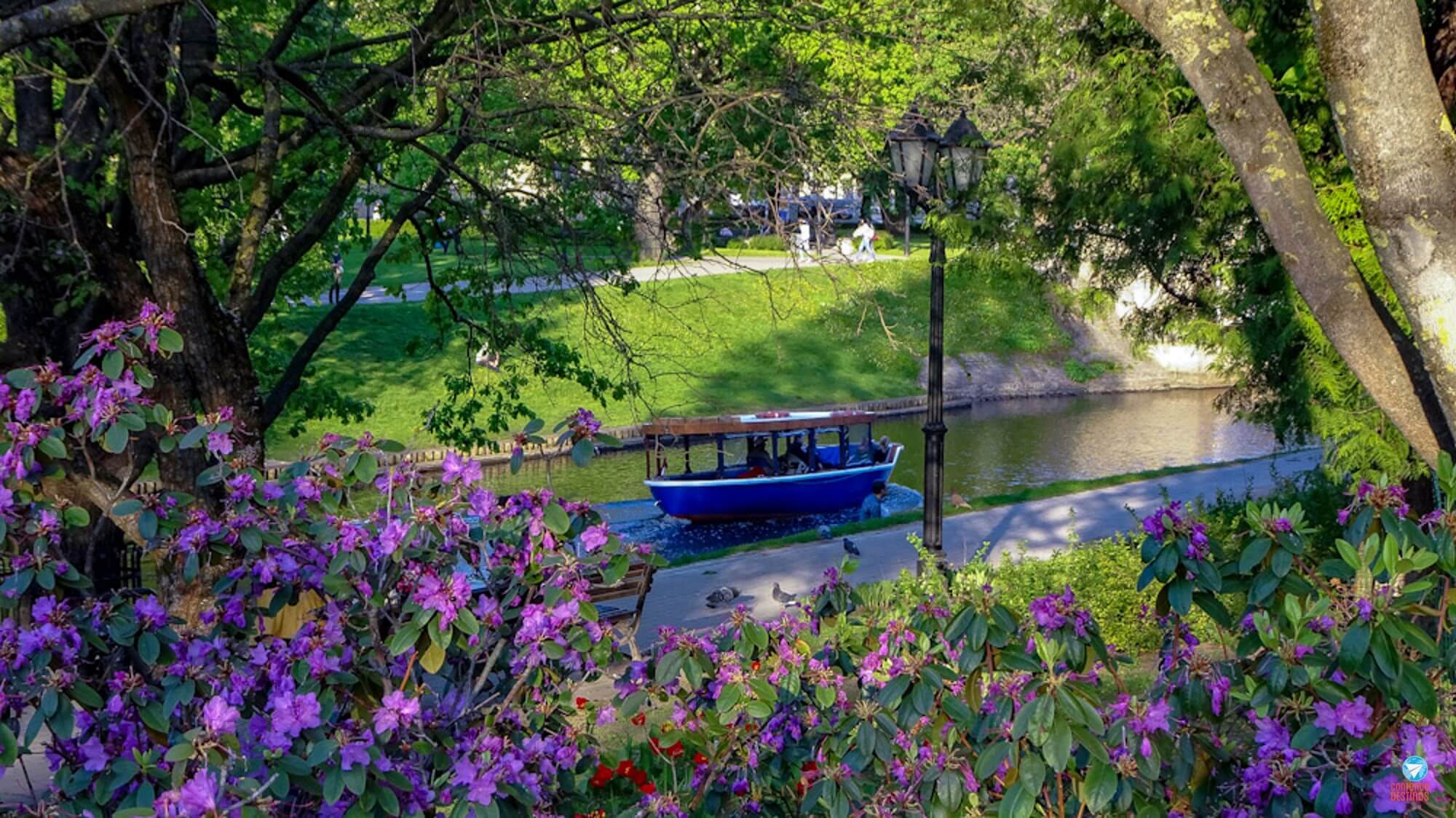 Parque Kronvalda em Riga