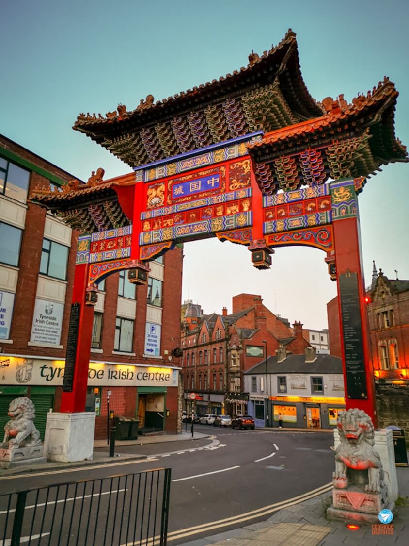 Chinatown em Newcastle, Inglaterra