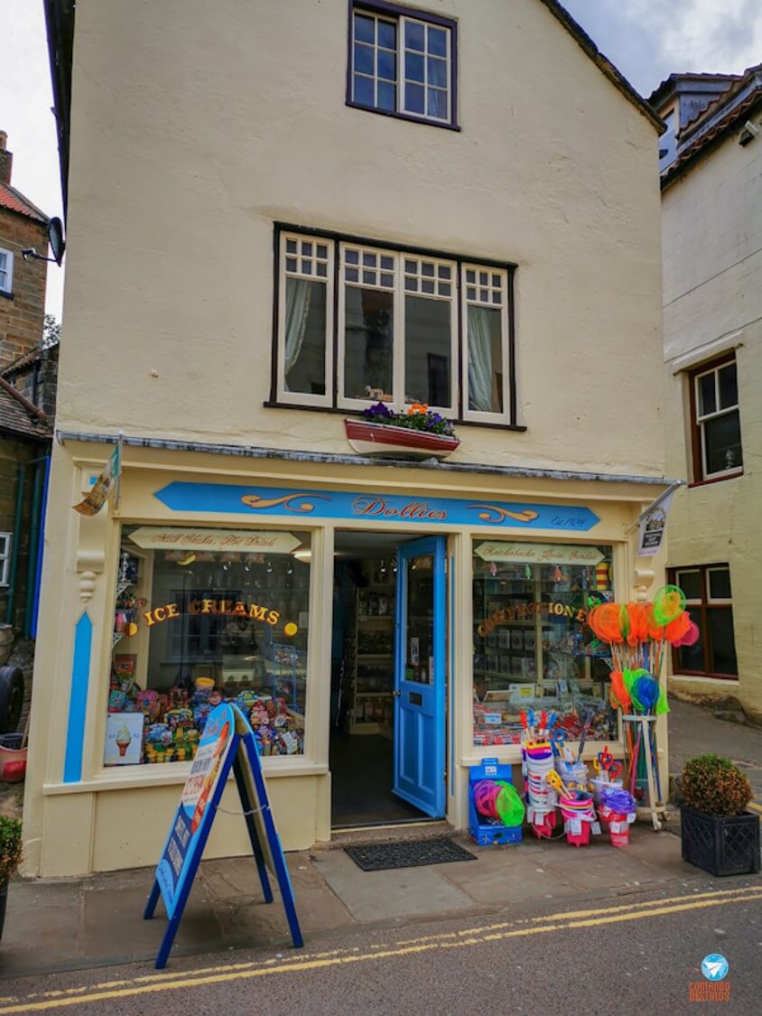 Sorveteria em Robin Hood’s Bay