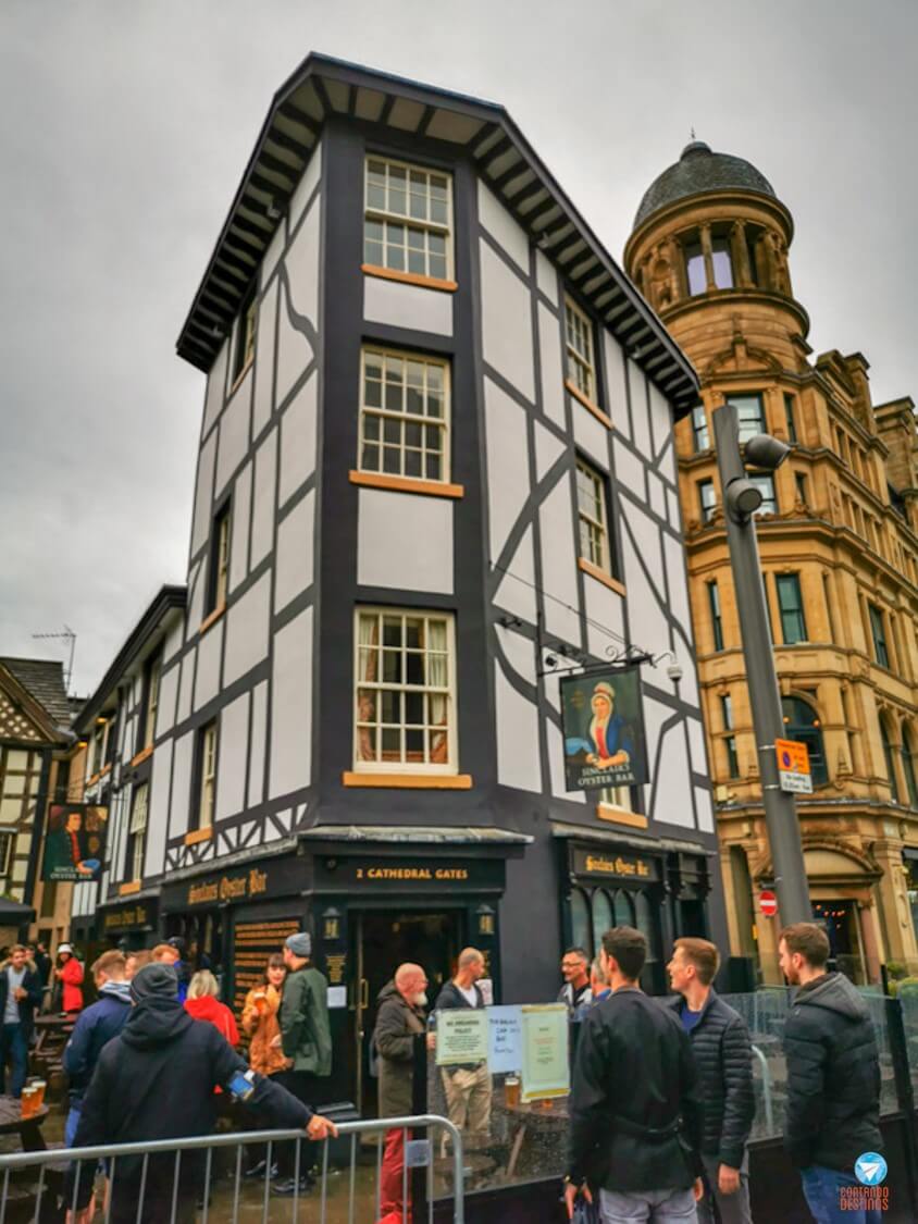 Shambles Square em Manchester, na Inglaterra